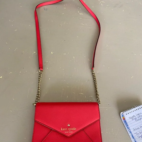 Kate Spade Vibrant Red Crossbody Bag - Picture 2 of 7
